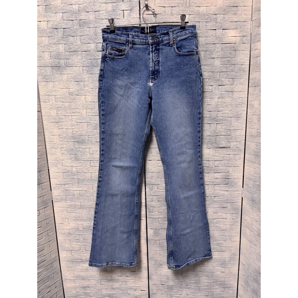 L.E.I. Womens Size 11 Bootcut Jeans Medium Wash Blue Denim Y2K Flare 211811Q